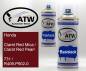 Preview: Honda, Claret Red Mica / Claret Red Pearl, 731 / R409-P902-0: 400ml Sprühdose + 400ml Klarlack - Set, von ATW Autoteile West.